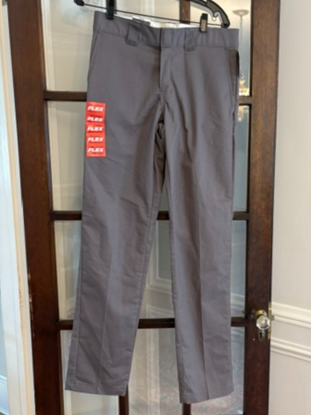 Dickies Gray Twill Work Pant, Size 32 x 34